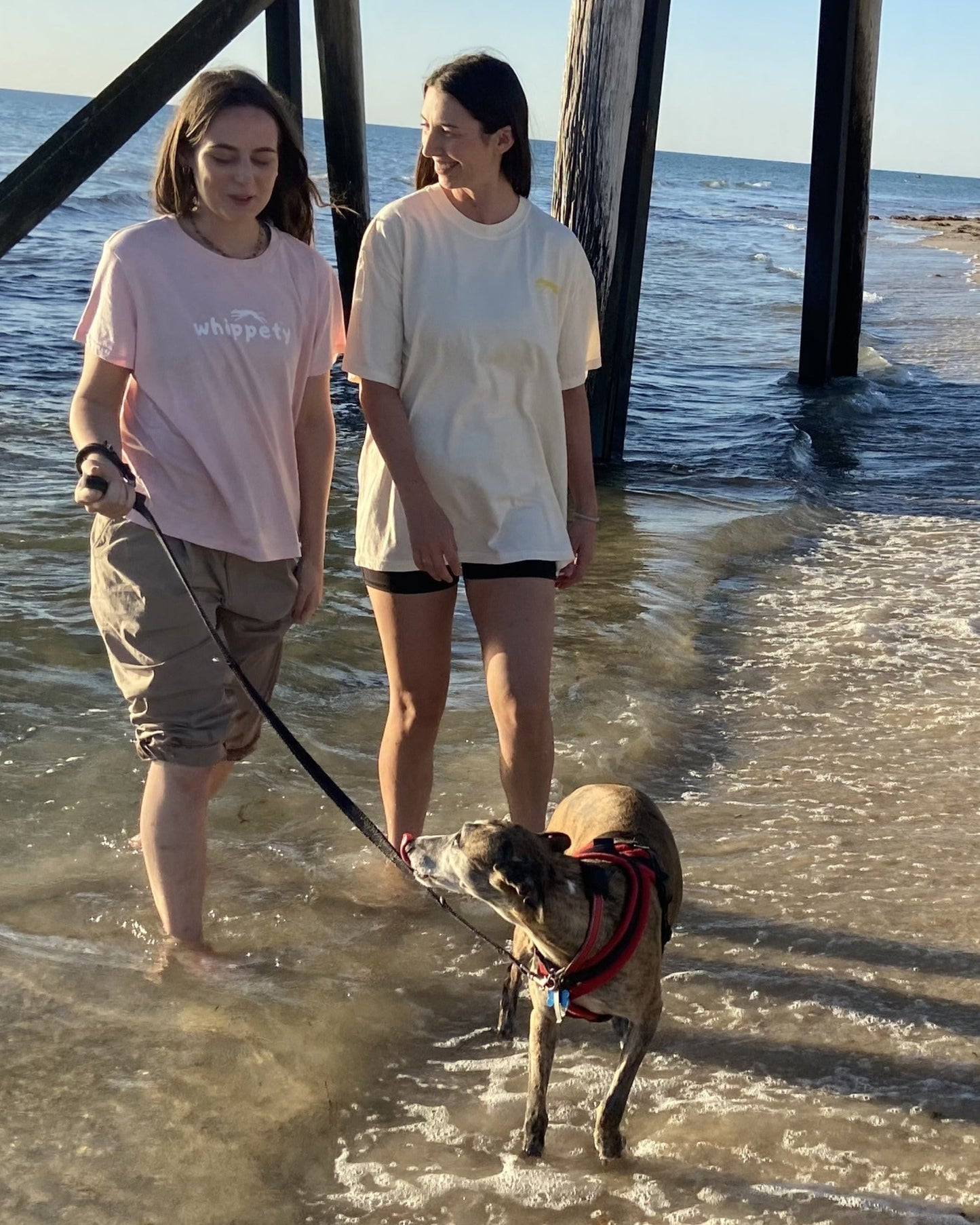 Whippety Run Unisex Tee, Sand