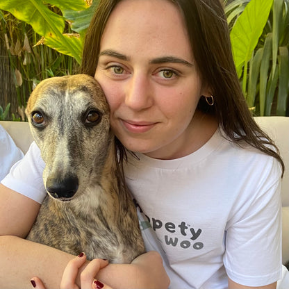 Whippety Woo Women's Tee - White 100% Cotton