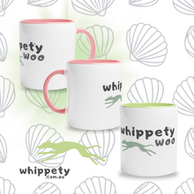 Whippety Woo Mug with pink or green