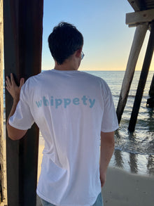 Whippety Surf's Up Unisex Tee, White or Sand