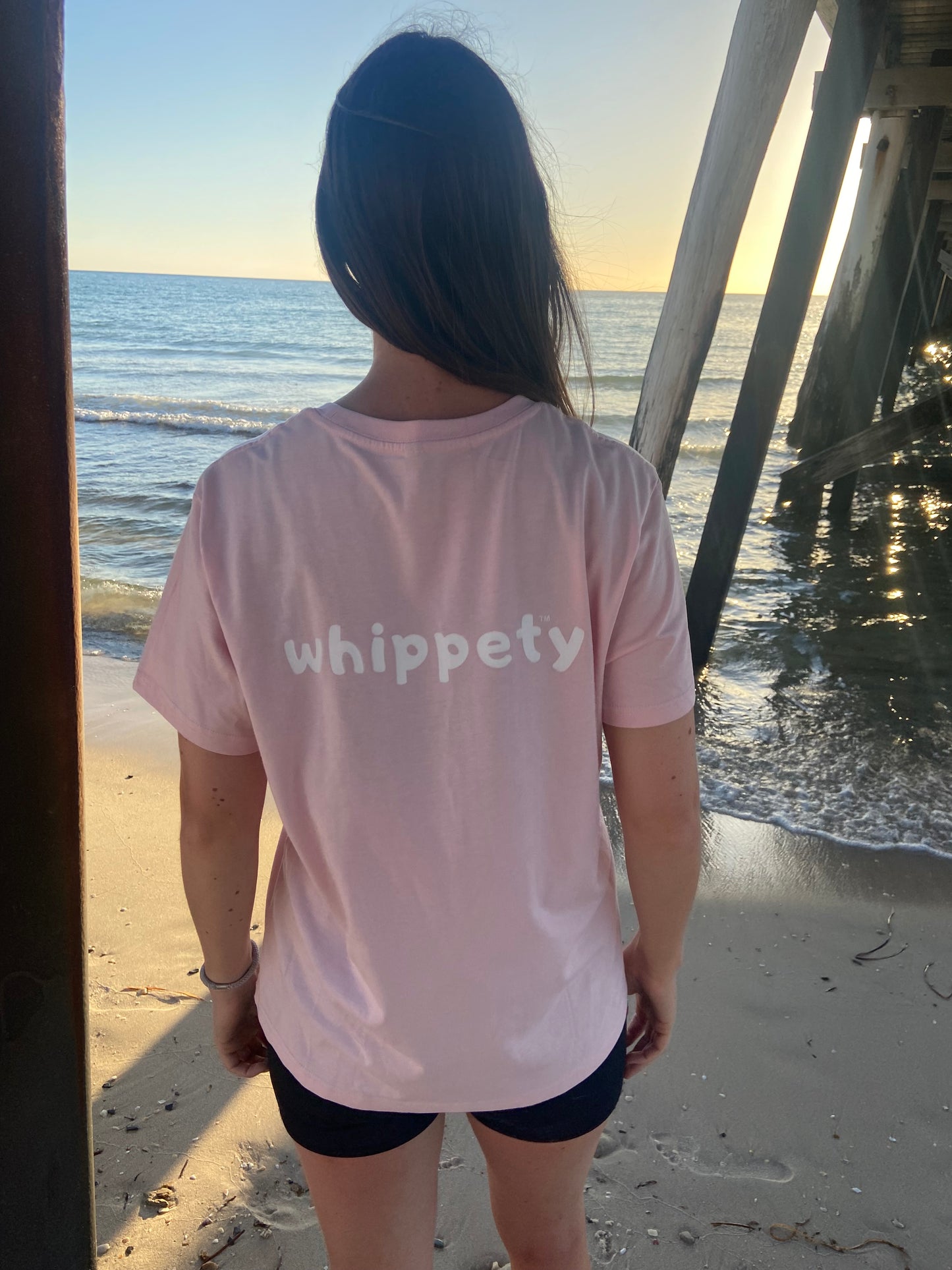 Whippety Surf's Up Women's Tee, Pink or White