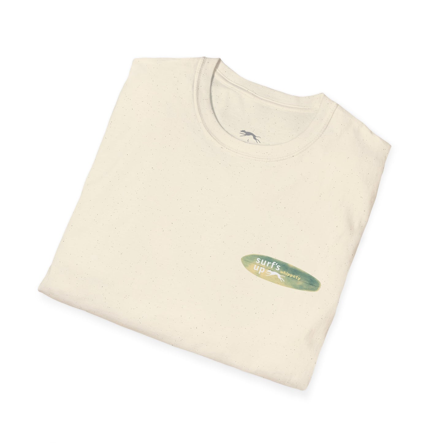 Whippety Surf's Up Unisex Tee, White or Sand