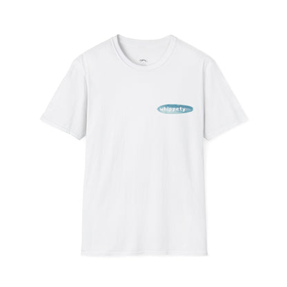 Whippety Surf's Up Unisex Tee, White or Sand