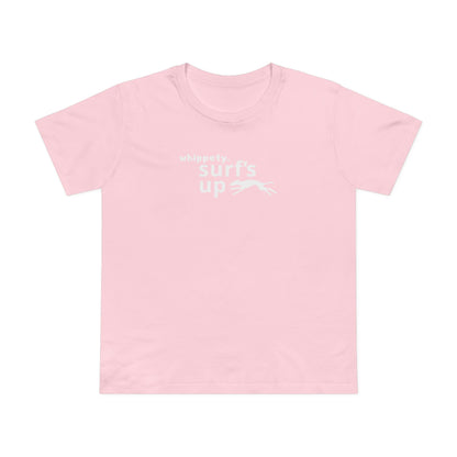 Whippety Surf's Up Women's Tee, Pink or White
