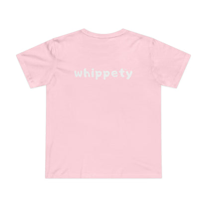 Go Whippety Wild Women's Tee, White or Pink