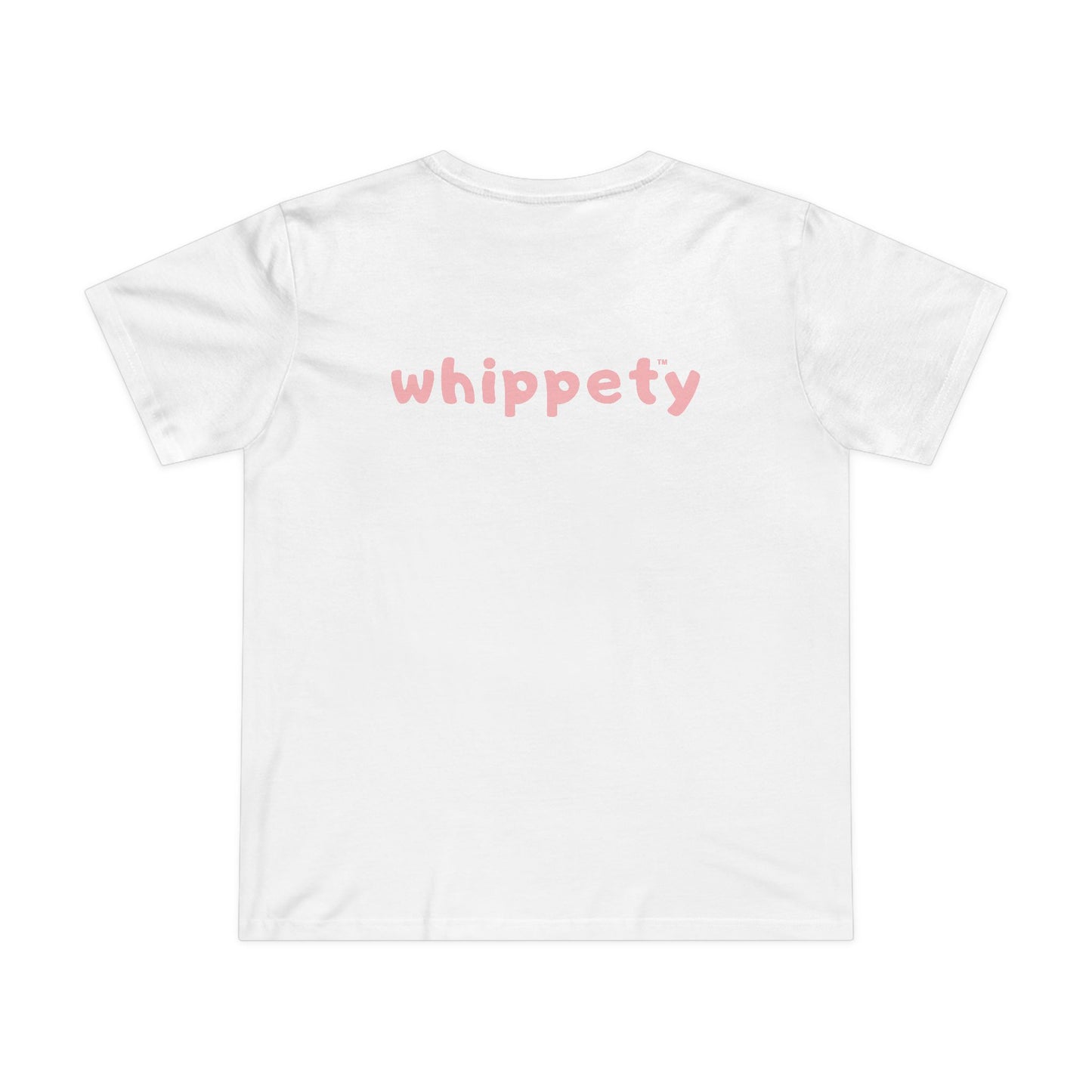 Go Whippety Wild Women's Tee, White or Pink